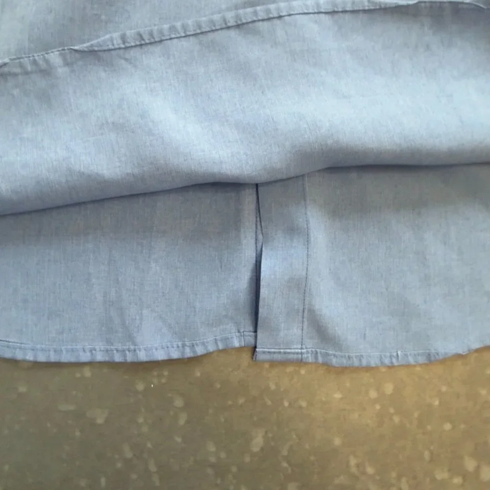 Bugatchi Uomo Blue Button-Down Shirt – Size L - Picture 8 of 11